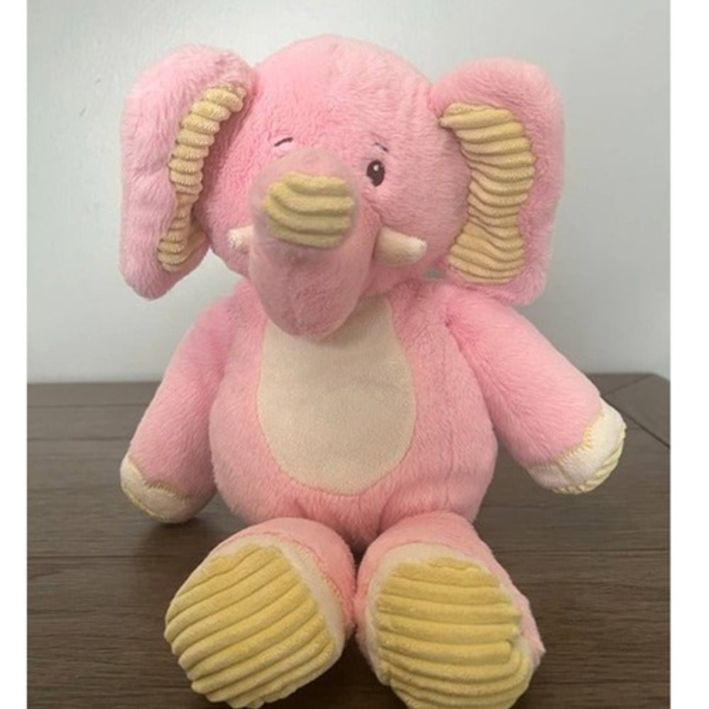 Animal Adventure Pink Elephant Plush 16"